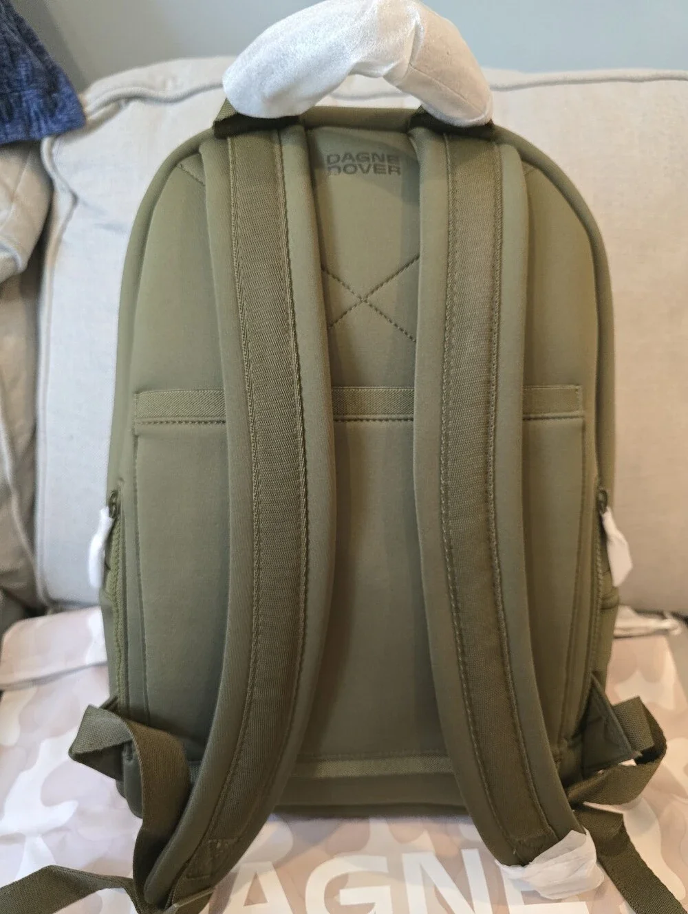Dagne Dover Olive Green Backpack
